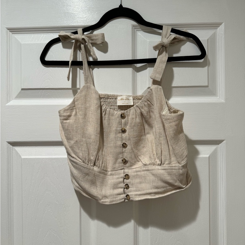 2 piece Allie Rose ensemble. Straps are adjustable, very stretchy.